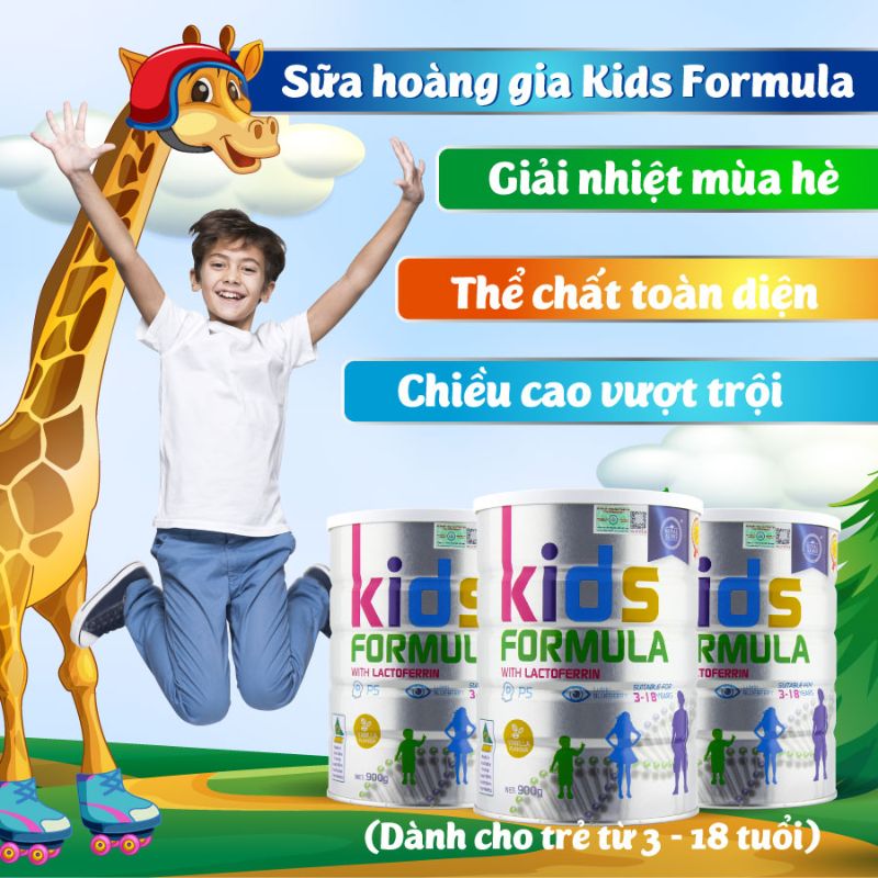Sữa Royal Ausnz Kids Formula giúp con sở hữu chiều cao lý tưởng
