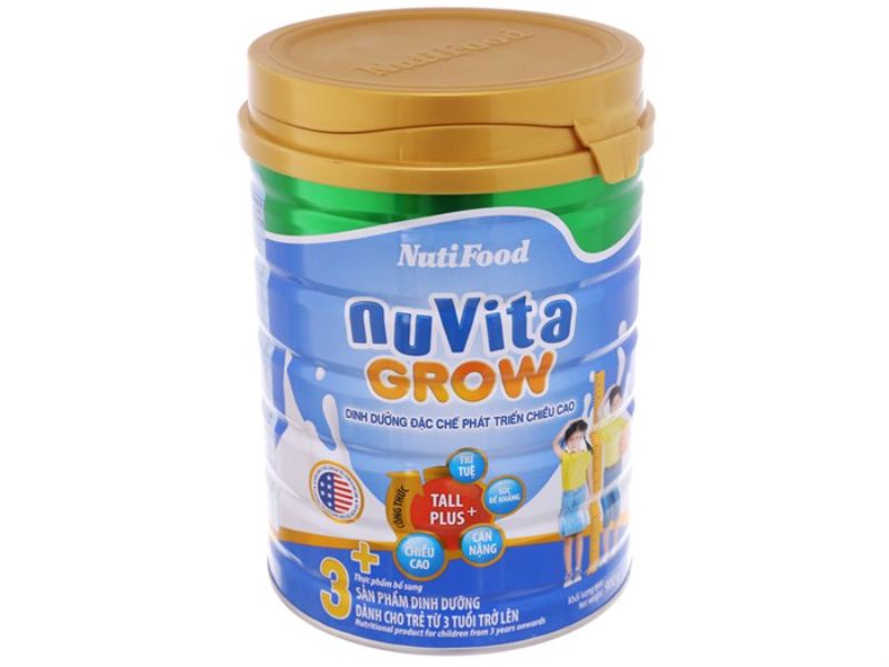 Sữa Nuvita Growth 3+ giúp con nâng tầm vóc dáng